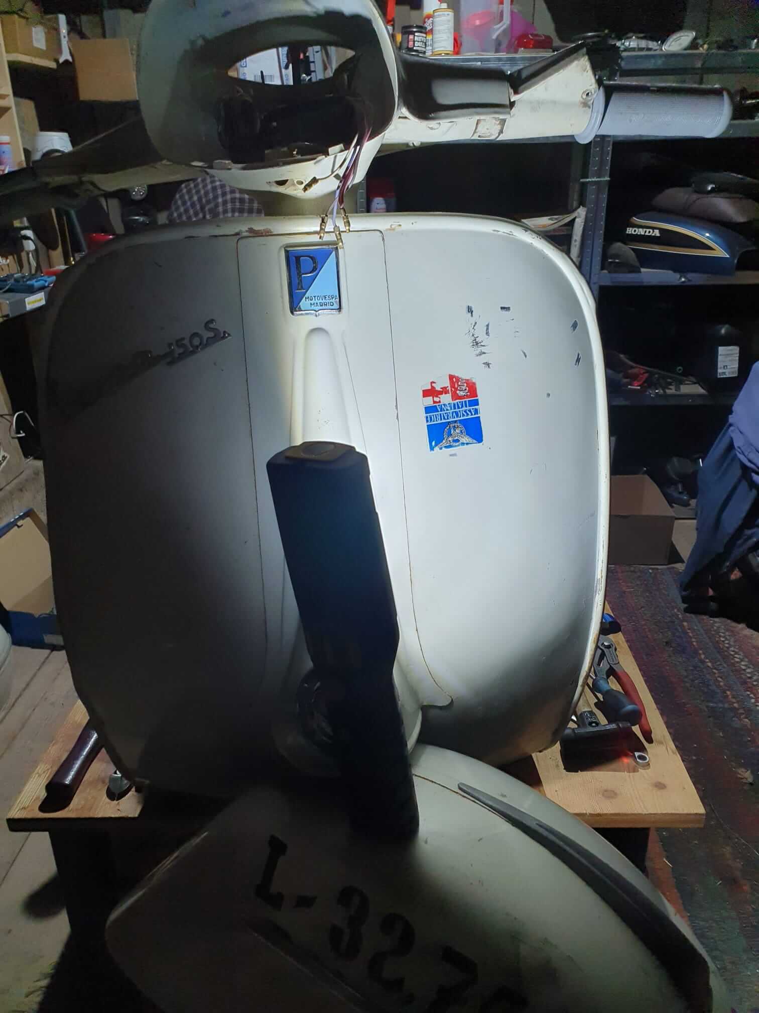 Vespa Arbeitsleuchte 💡