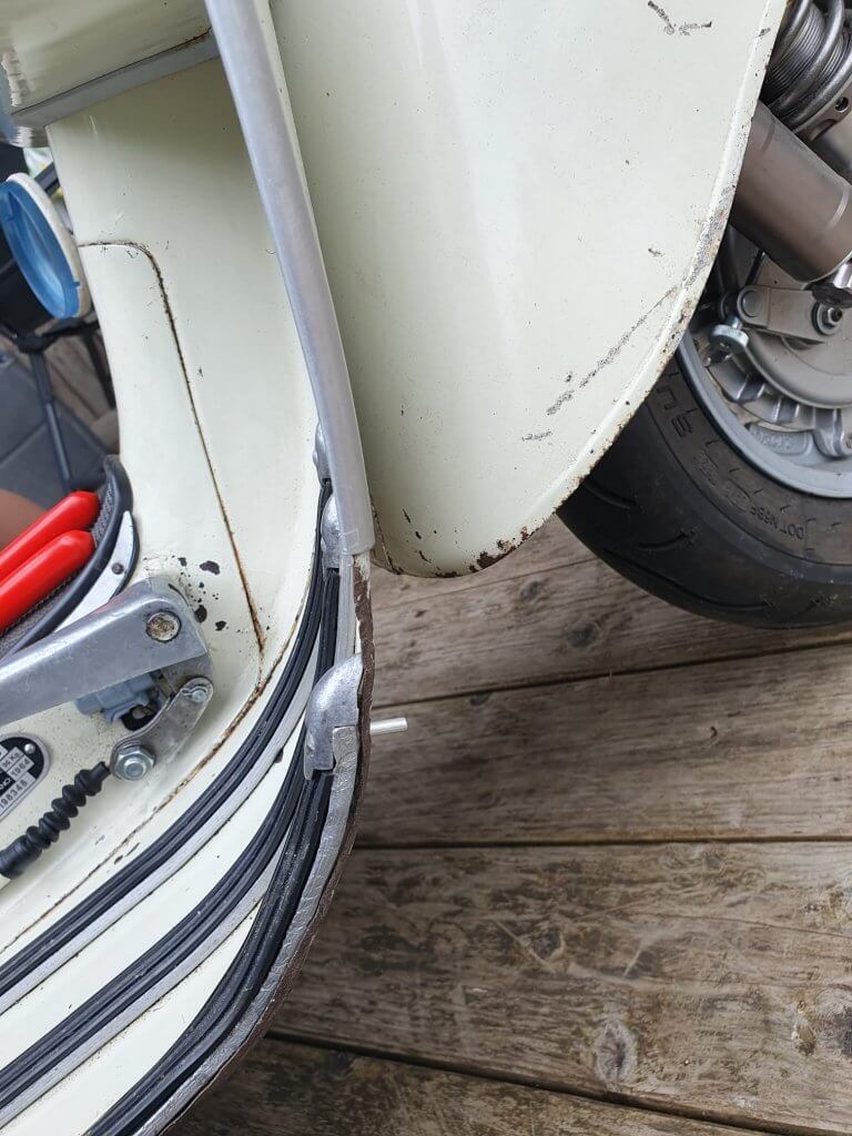 Vespa Niete Trittleisten